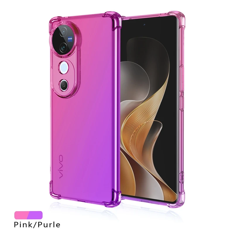 Shockproof Gradient TPU Protective Phone Case Cover
