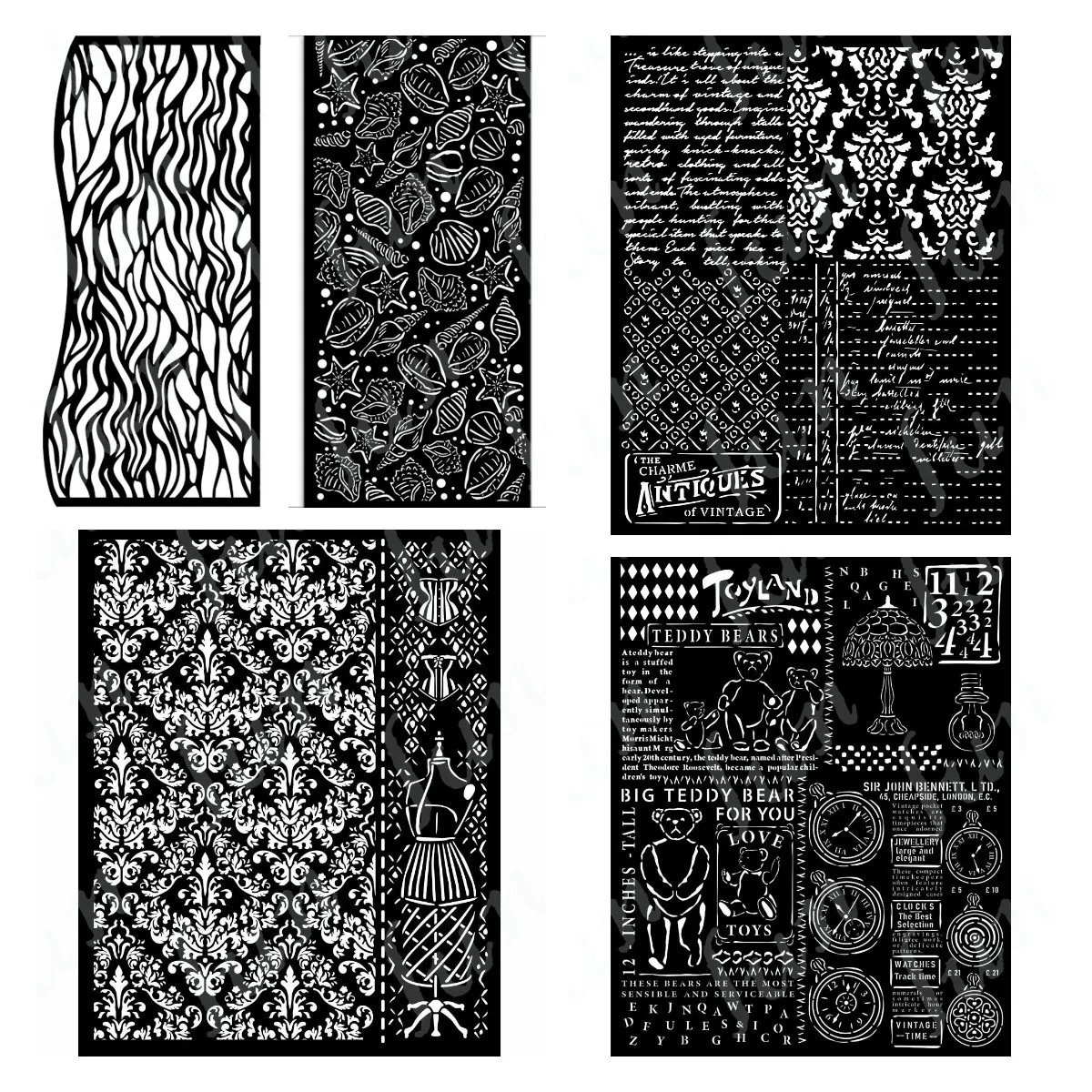 

Arrival New Holiday Decorations Mixed Patterns Layering Drawing Stencils for DIY Scrapbooking Photo Album Embossing Paper Cards
