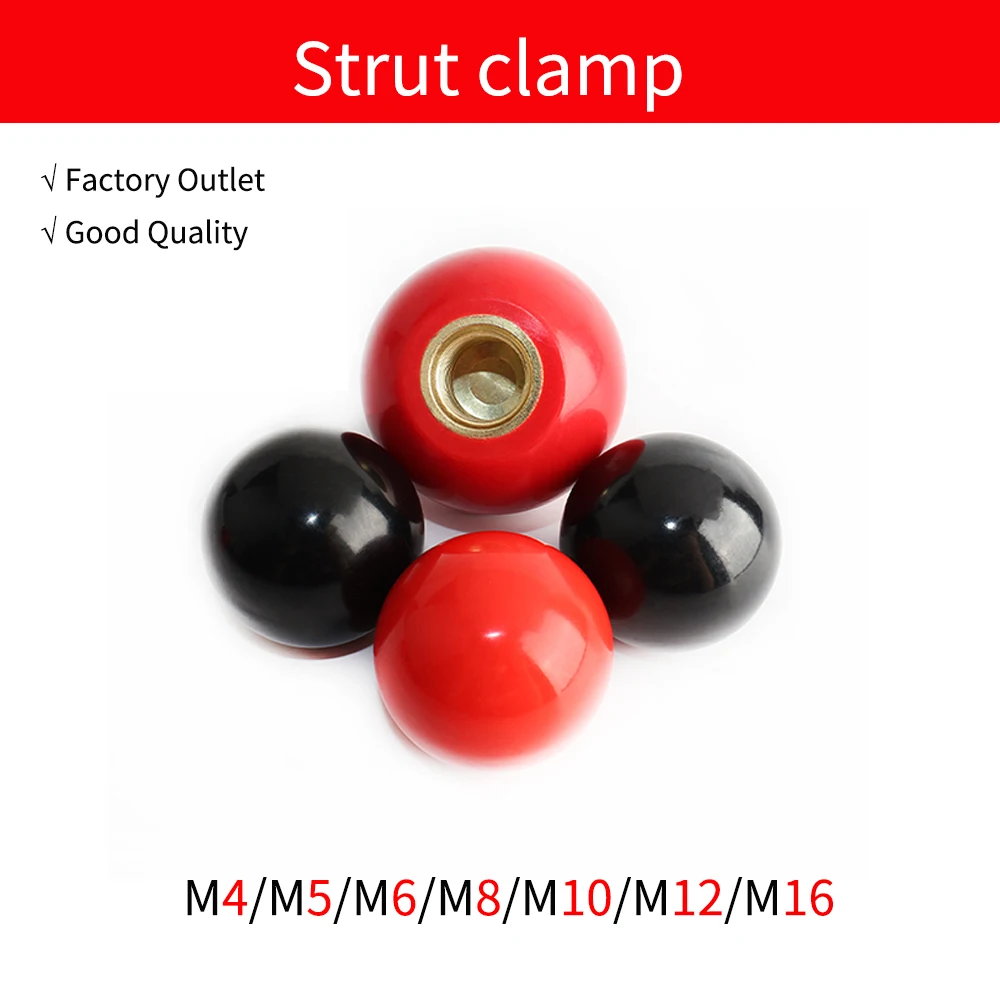 Furniture Machine Tool Knobs M4~M16 Resin Ball Handle