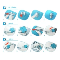 Arm Float Rings Inflatable Sleeves PVC Arm Floaties Inflatable Swim Arm Bands Floater Sleeves Swimming Rings for Adults and Kids 2