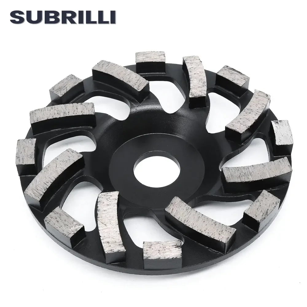 5" Diamond Sintered Grinding Cup Wheels Bowl Shape 125mm Sanding Disc Segment 30# Grit Medium Bond For Concrete Granite Stone