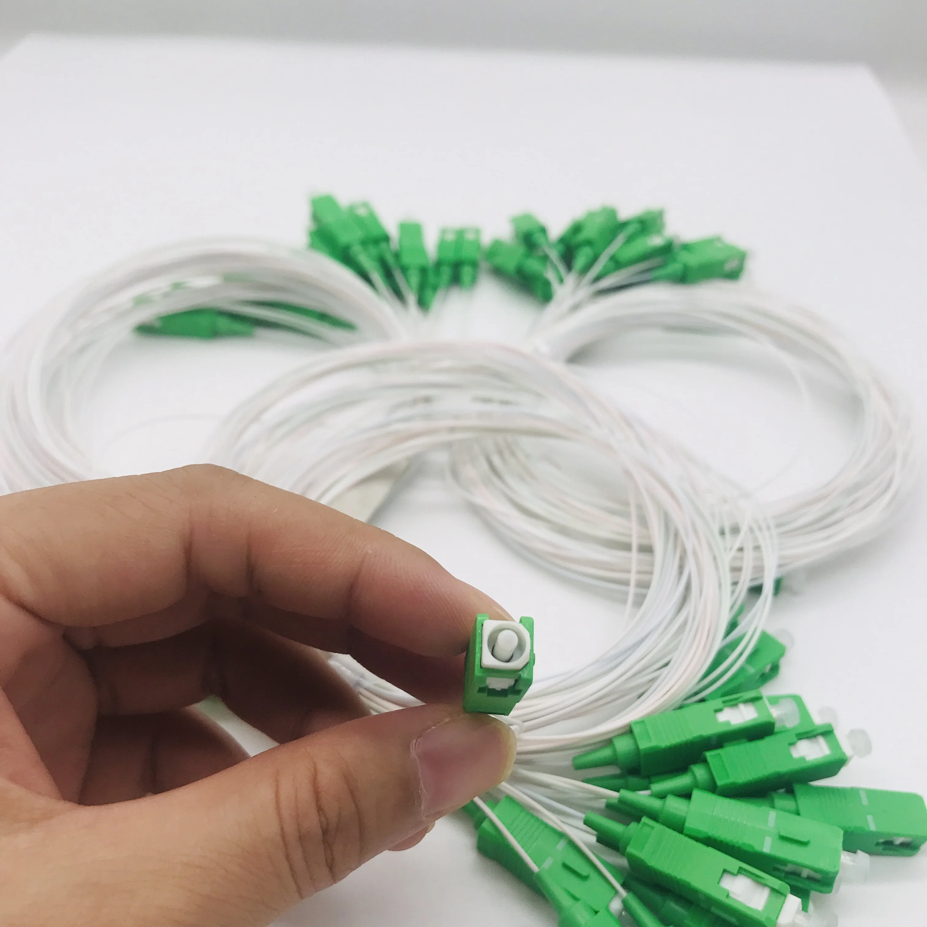 Fiber Optical Splitter, 1x16 SC APC, fiber optic splitter, SM 1m g657a1 PVC, 0.9mm, 5/10pcs, free shipping