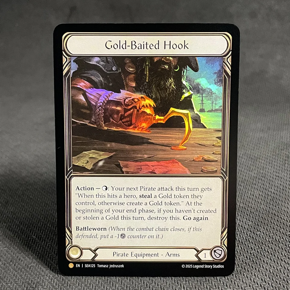 Gold-Baited Hook cold foil FLESHANDBLOOD Flesh and Blood: Gold