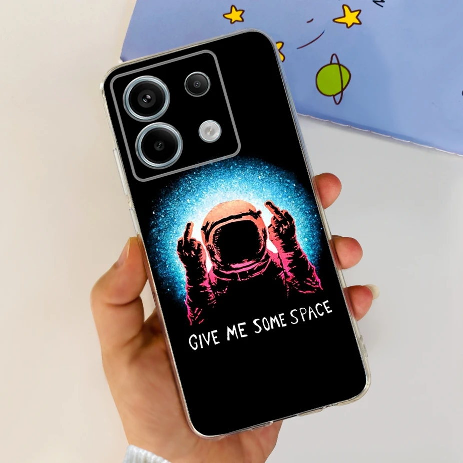 New Fashion Painted Clear Silicone Soft TPU Phone Case for Xiaomi Poco X6 Pro 5G