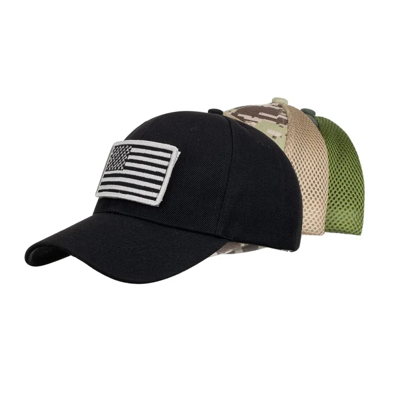 Nieuwe Outdoor Hoed Baseball Caps Eenvoud Tactische Camo Jachtpet Hoeden Sport Wielerpetten Voor Mannen Volwassen