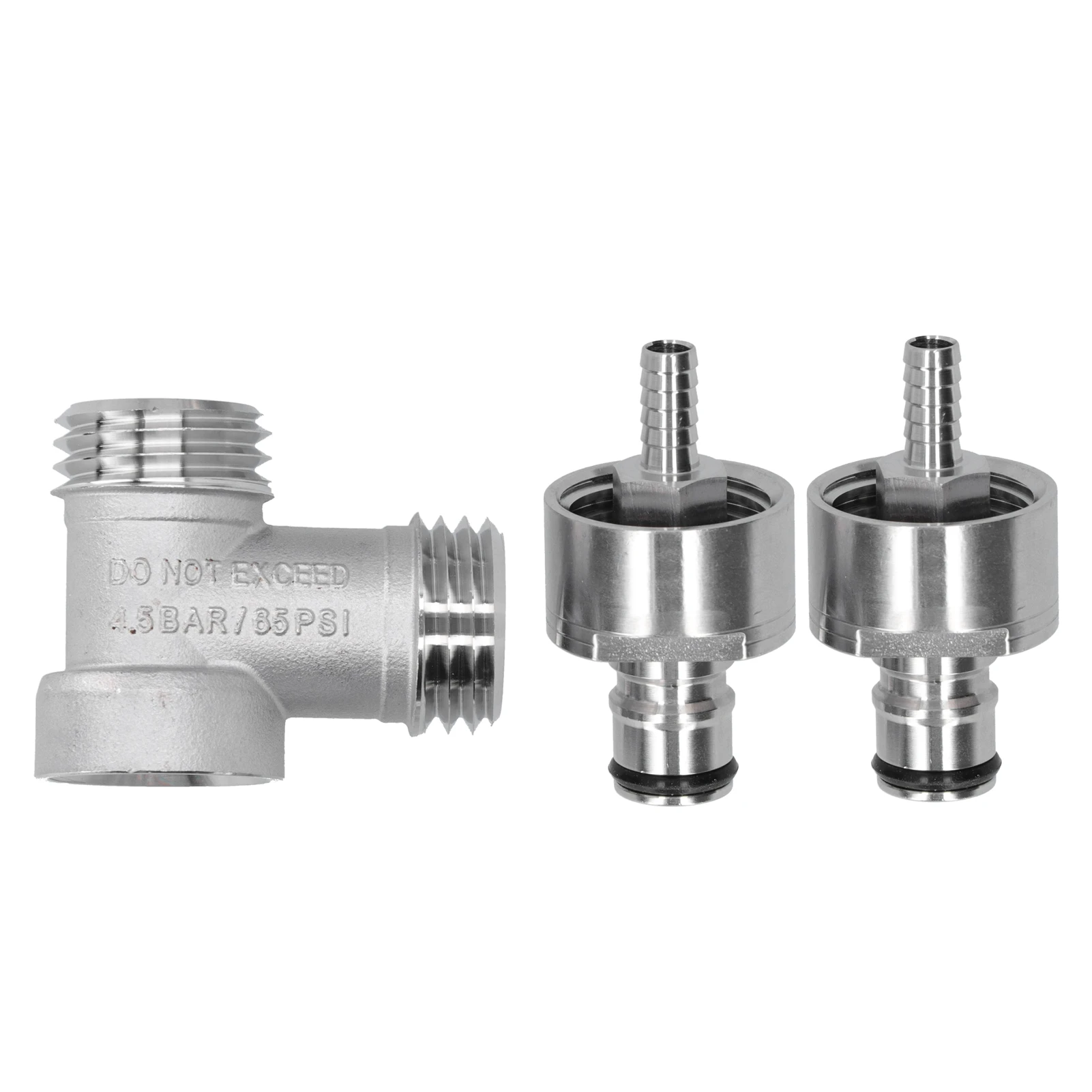 Brewing Converter Easy To Install Reusable PCO 1881 Standard Thread Stainless Steel Brewing Adapter Sturdy for PET Bottle