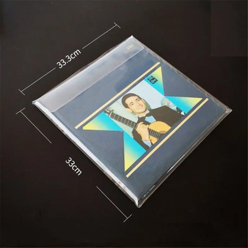 5 개/가방 두꺼운 PVC 소재 외부 슬리브 기록 보호 가방 커버 12 인치 비닐 레코드 컨테이너