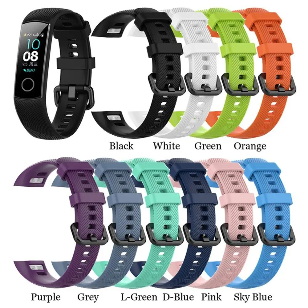 Sporty Colorful Silicone Replacement Strap for Honor Band Smart Accessories