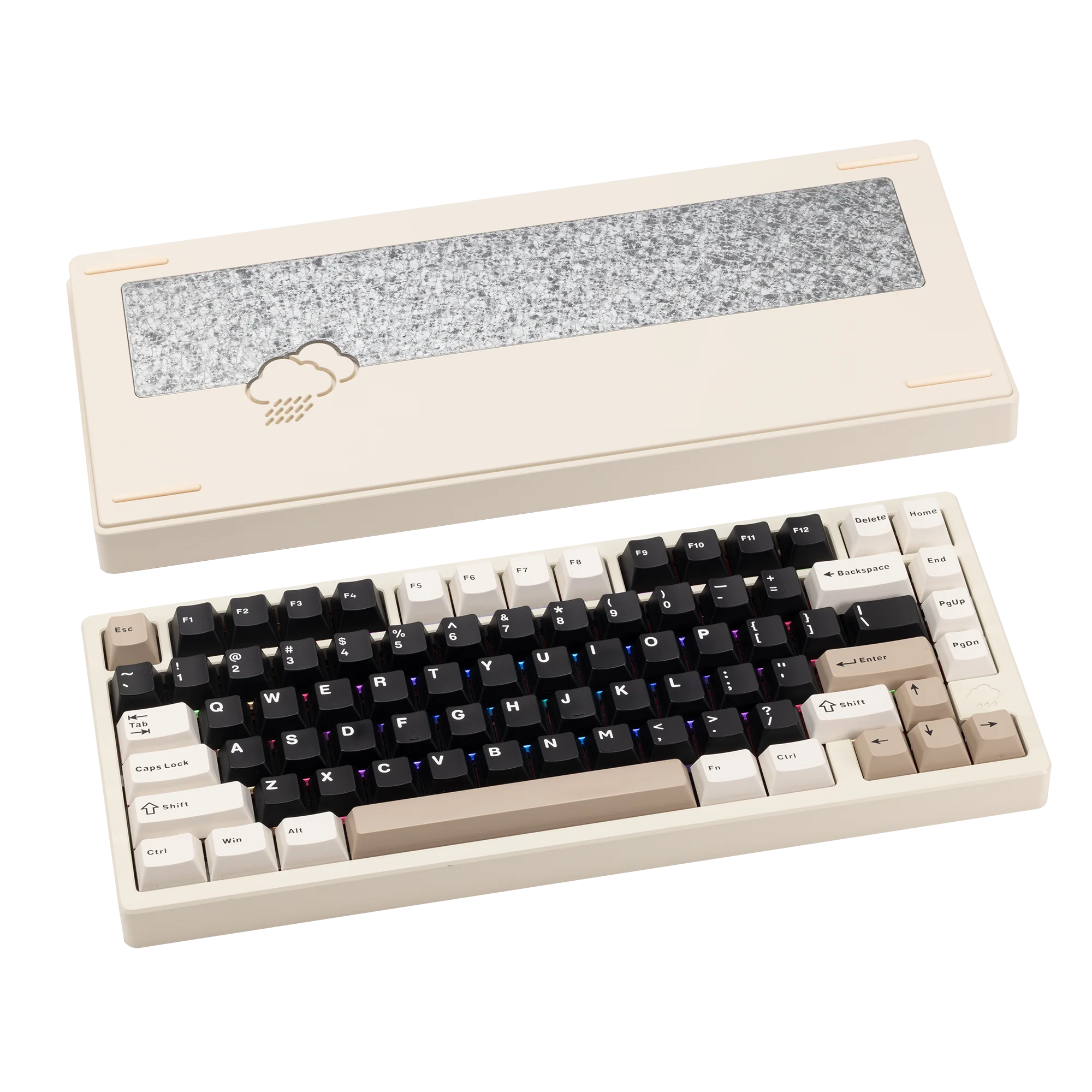 WOBKEY WOB Rainy75 メカニカルキーボード 75% RGB ホットスワップ対応
