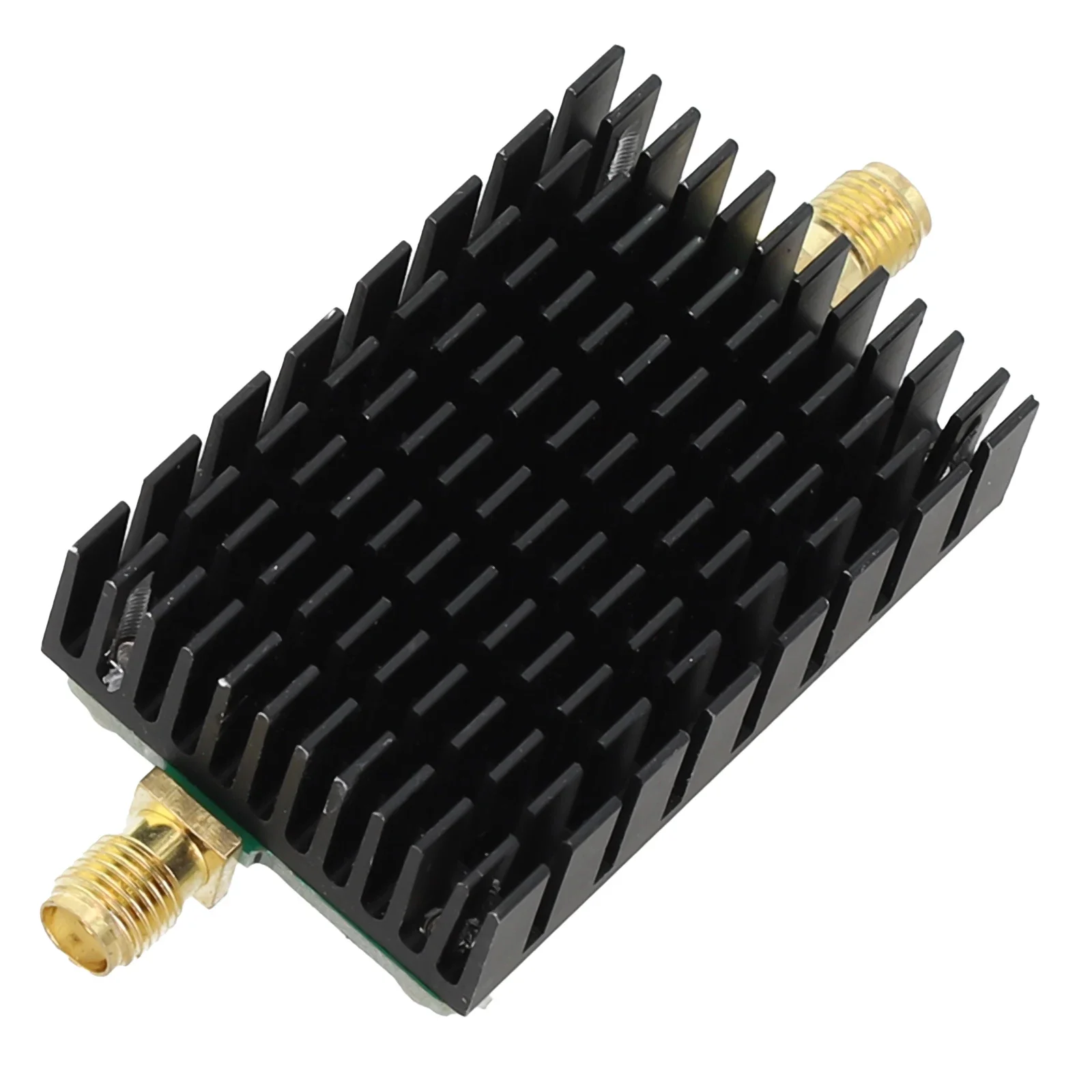 RF wideband amplifier Stable RF Power Amp Lifier Ham Radio Tool 2MHZ-700MHZ 35 DB 3W 50 Ohms 7x3cm DC12-15V Digital Radios