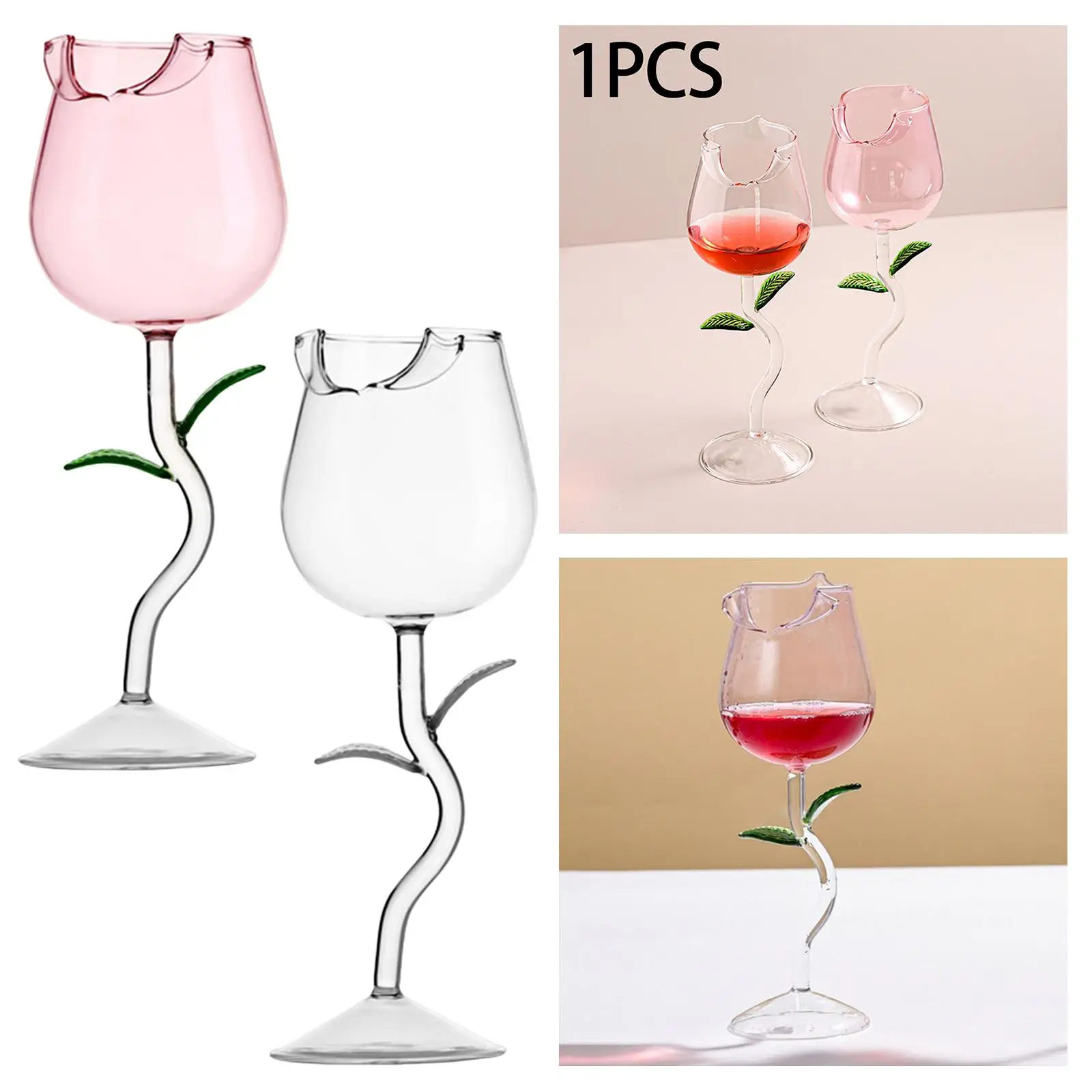 Clear Drinking Cup 280ml Creative Champagne Goblet for Birthday Celebrations Home Use Gifts Party Decoration Anniversary