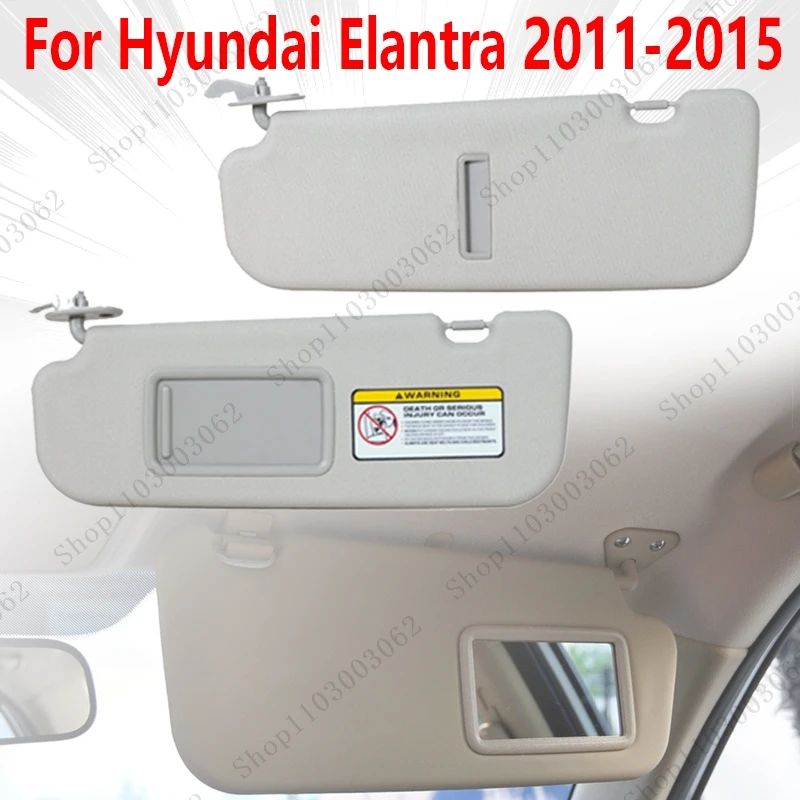 

Car Sun Visor Shade Sunvisor Interior Sun Shield Replacement For Hyundai Elantra 2011-2013 2014 2015 85210-3X000TX 85220-3X000TX