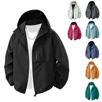 Outdoor Windproof Waterproof Jacket for Men Casual Spring Climbing Suit Couple's Jacket Boys' Leisure Coat High Street Style