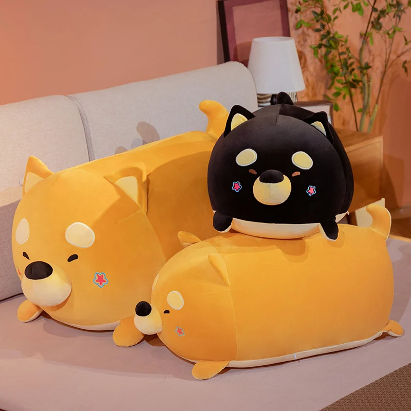 40 cm mignon obèse shiba chien fourrure peluche peluche doux kawaii animal  poupée dessin animé oreiller mignon cadeau enfant bébé enfant bonne qualité