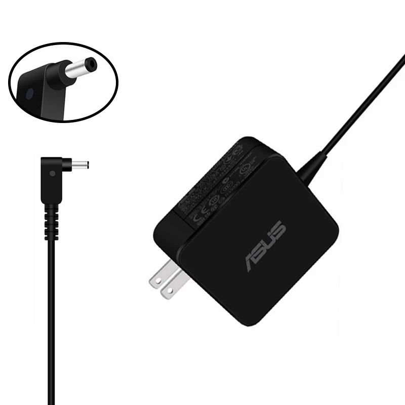 45ノートパソコンの充電器4.0 × 1.35ミリメートルac電源アダプタasus
