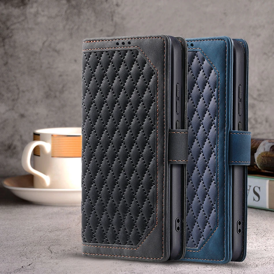 حافظة لهاتف HONOR X9b فتحة للبطاقات محفظة فاخرة مح...