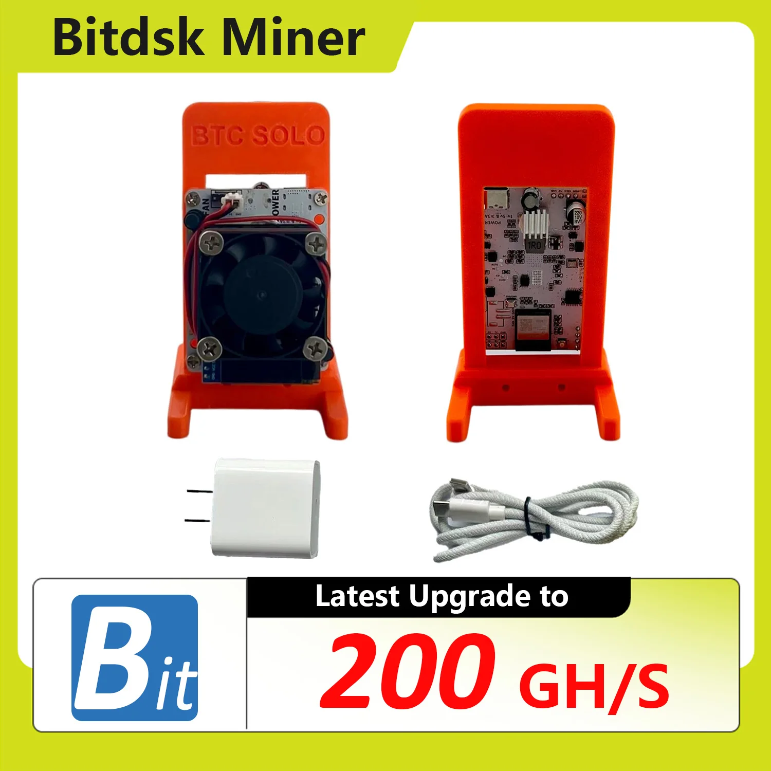 Bitdsk N8 Solo Miner 200Gh/s Miner Home Mining BM1397 Asic Chip BTC Miners Cryptos Mining device