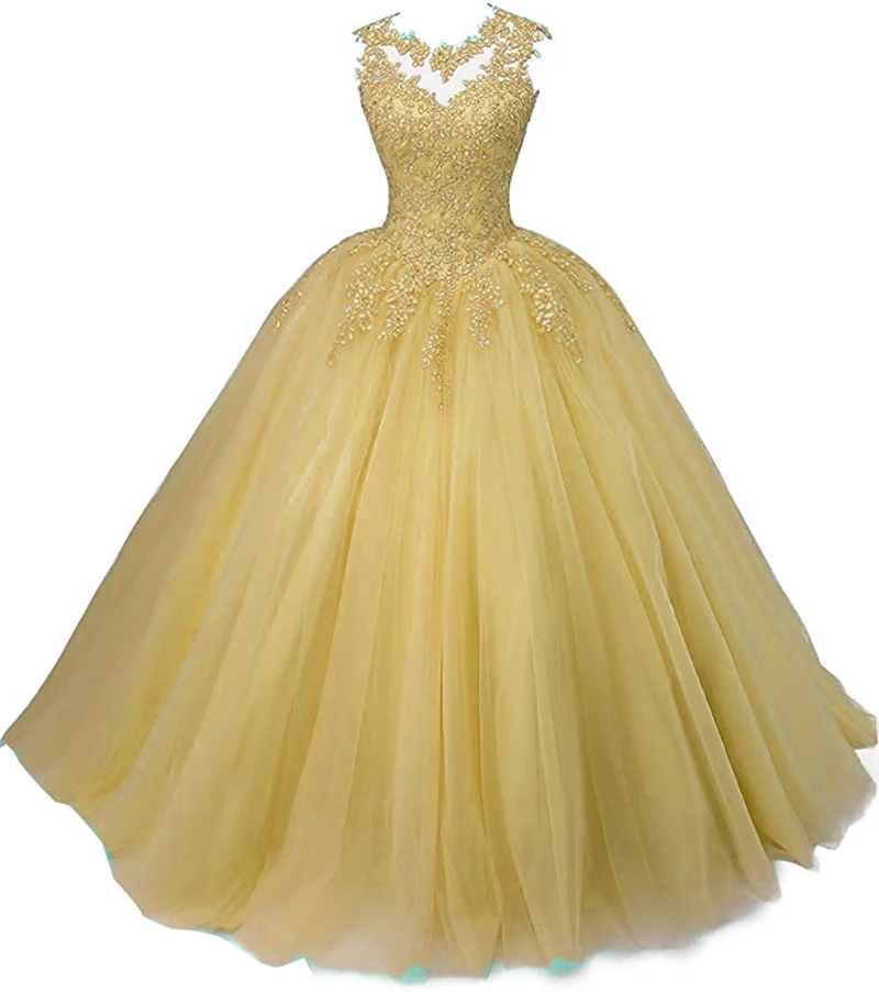 Ball Gown Quinceanera Dresses Applique Sequins Women Prom Evening Party Gowns Birthday Princess Graduation Vestido quinceanera dresses