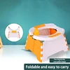 Children's Emergency Folding Micro Toilet Portable Children's Travel Toilet Leak-proof No-Clean Outing and Travel Potty 4