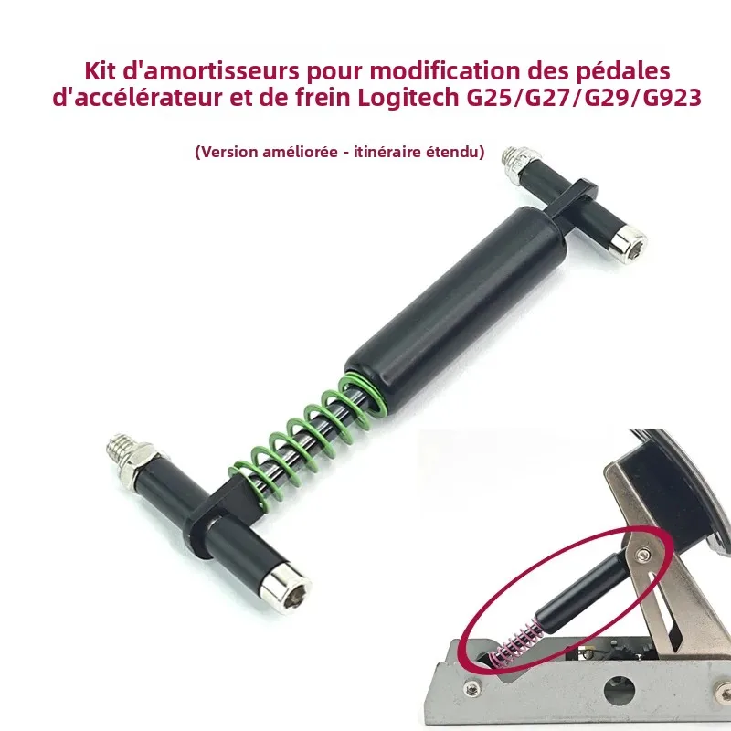Kit Mod Pédales Pour Logitech G25/G27/G29 - Frein, Embrayage, Volant