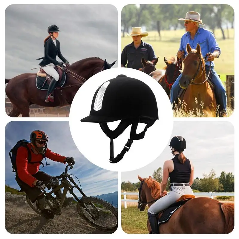 Horse Riding Headgear Horse Riding Women Men Protective Headgear Breathable Safety Hats For Equestrian Riders For Riding