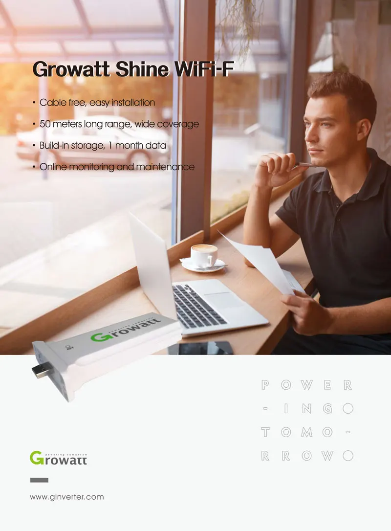 Growatt Inverter Shine Wifi for Off Grid Inverter SPF Series SPF 5000TL HVM-P 5000ES WiFi F,solar hybrid inverter