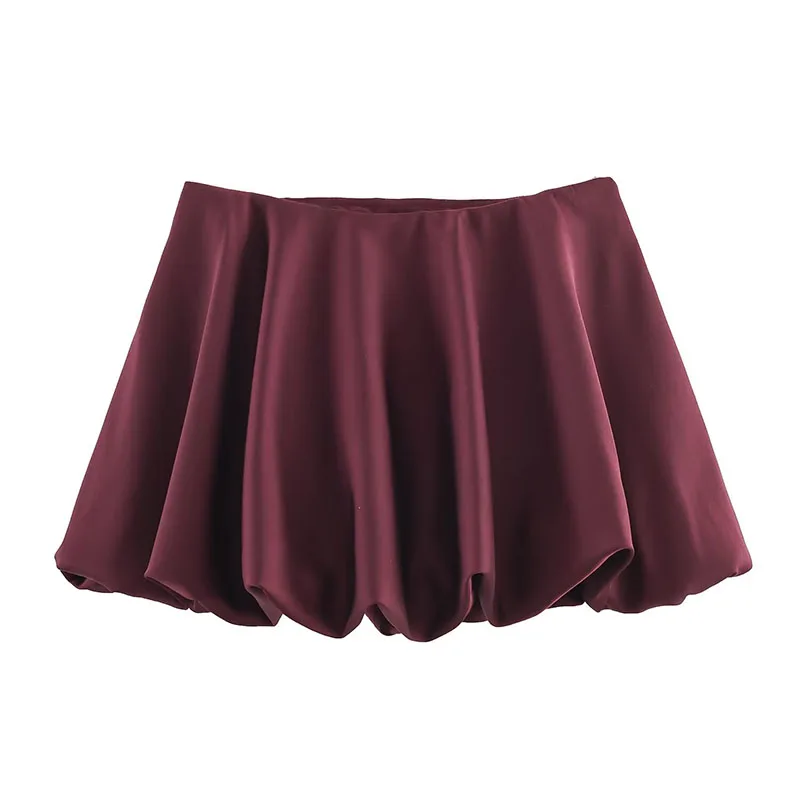 Chic Fashion Lantern Mini Skirts Two Piece Sets For Women 2025 New Sling Crop Tops Women's Suits New Elegant Woman Outfits ﻿ ﻿