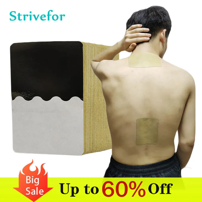 

8-40pcs Ginger Pain Patch Joint Knee Painkiller Back Neck Massage Body Warmer Sticker Self Heating Chinese Medical Plaster B0052