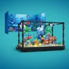 Fish Tank Building Kit with Lights, MOC Marine Aquarium Marine Animal Building Blocks Toys for Kids 6+, Bricks Toys Gifts 4