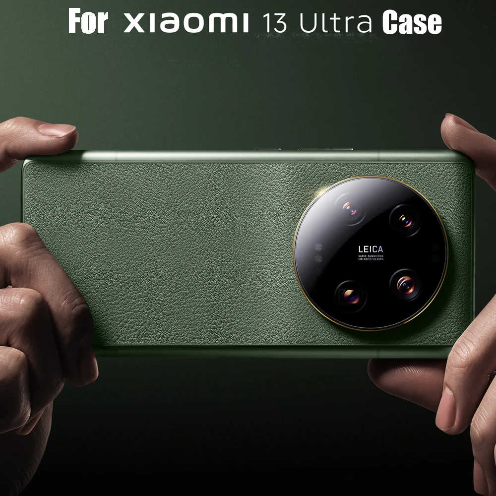 

Original Xiaomi 13 Ultra Case Imitation Leather PC Protection Phone Cover Delicate Touch Skin Case For Xiaomi 13Ultra