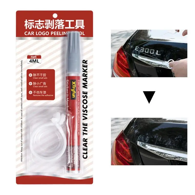 

Car Emblem Remover Car Sticker Remover Spray Car Emblem Removal Kit Label Remover Pen With Logo Stripper For Painted Exterior