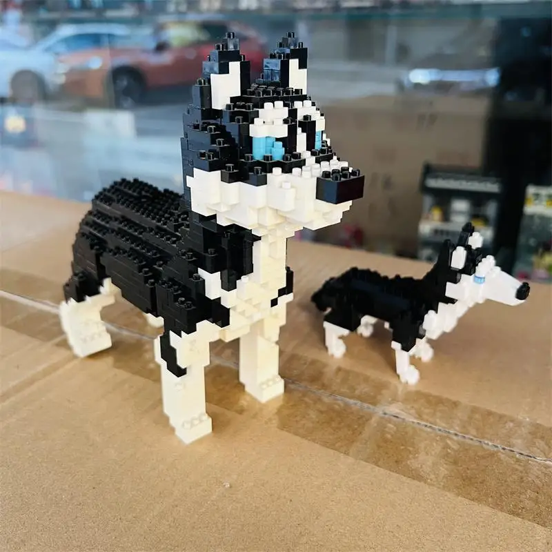 2-in-1ミニビルディングブロック,子供向けのアメリカのピット