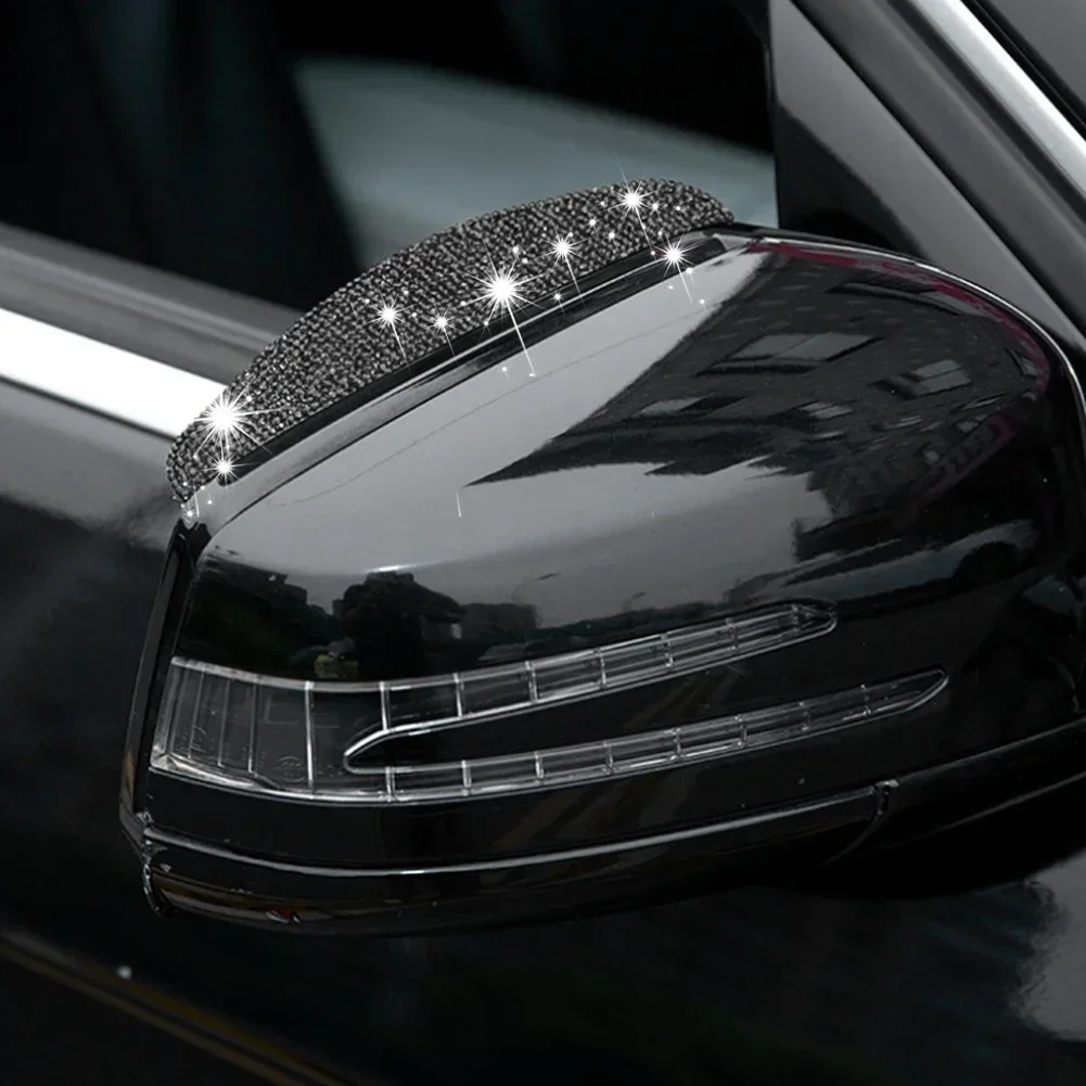 Car Rearview Mirror Rain Eyebrow Protector Multicolored Cars Side-Rearview Snow Sun Rain Cover Auto Decoration Accessories