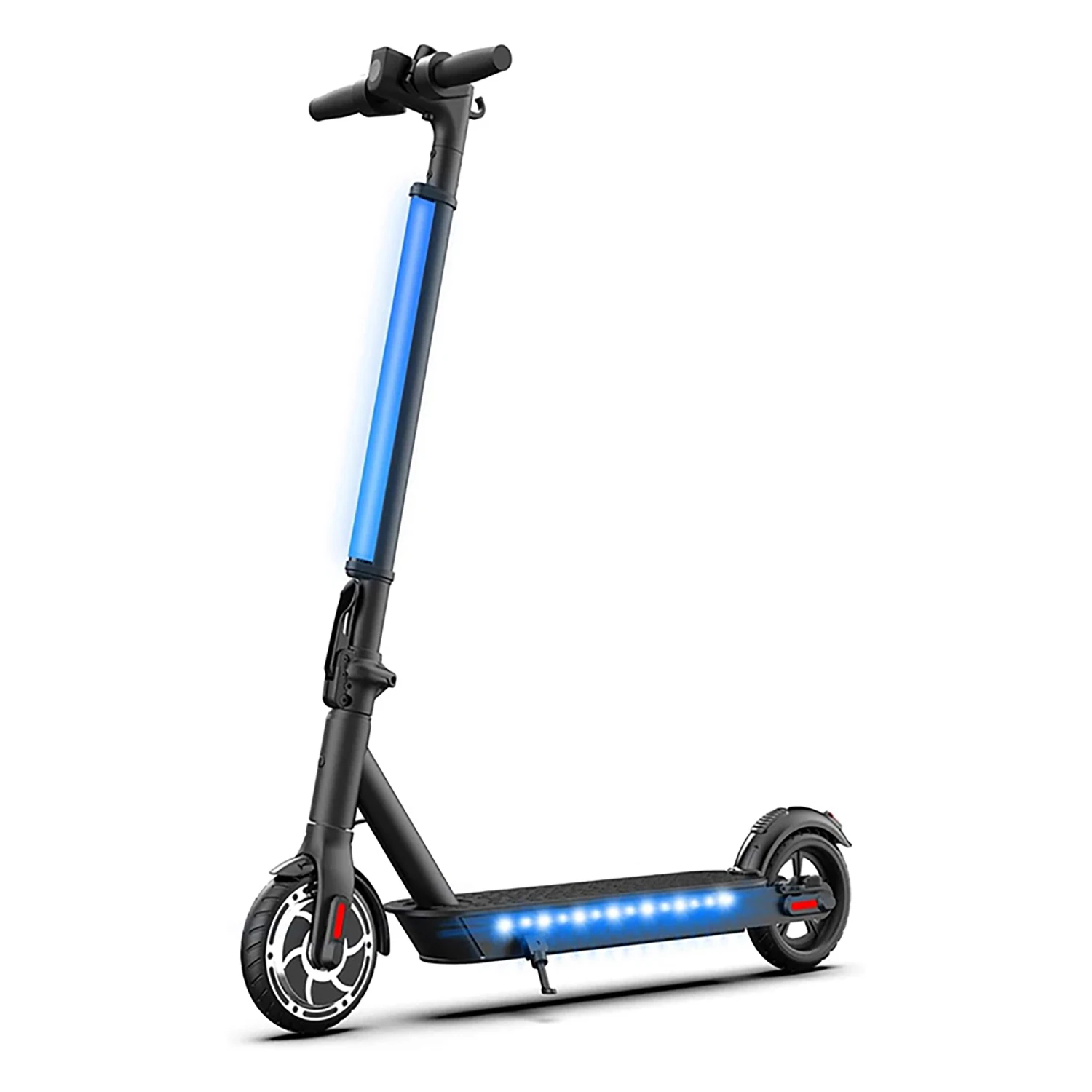HIBOY 6.5" Solid Tires-Up to 10.6 Miles Long-Range & 13 MPH Portable Folding Commuting Scooter for Teens/Adults