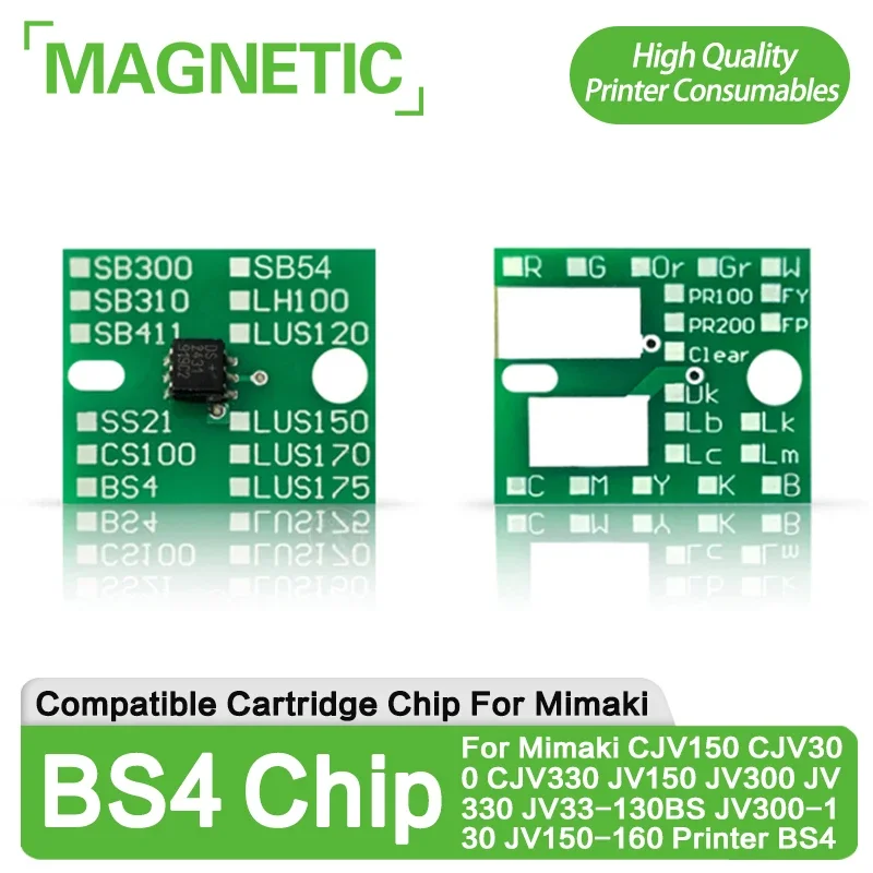 

Чип картриджа 200 мл BS4, чип IC для Mimaki CJV150 CJV300 CJV330 JV150 JV300 JV330, фотографический принтер BS4