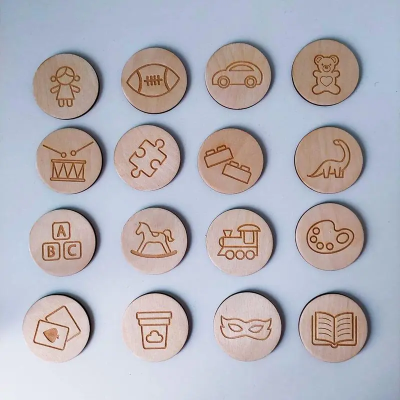 

Round Personalised Wooden Tag Storage Boxes Wooden Trofast Labels Playroom Storage Organisation