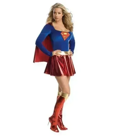 Superwoman Jurk Cosplay Kostuums