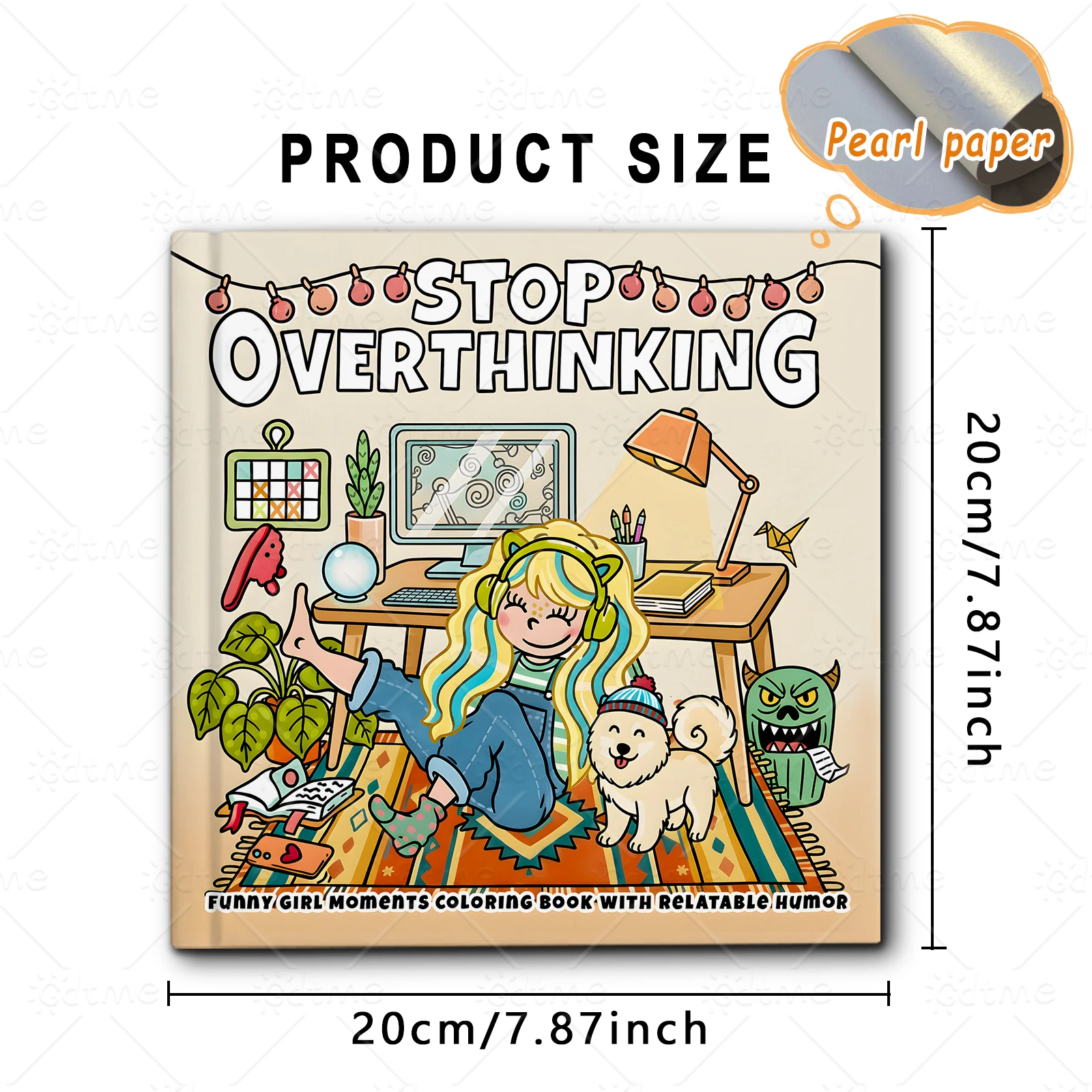 Charming Characters & Delightful Cartoon Scenes: A Stress-Relief Coloring Book