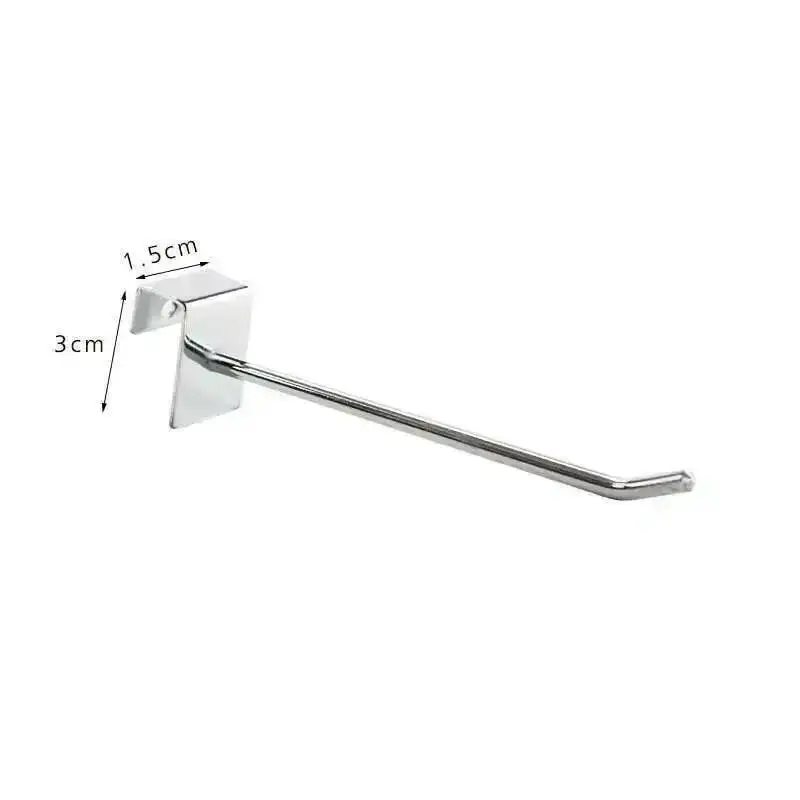 10 Stück 20 cm Rhs verzinkte Eisenhaken J-Regal montierter Kleiderbügel Metallhaken Supermarktregale Haken Hardware Hängehaken – Detail 2