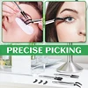 3 Pieces Tweezers With Rubber Tips Tweezers PVC Coated Tweezers Set, Rubber Straight And Flat Tip Tweezers 4