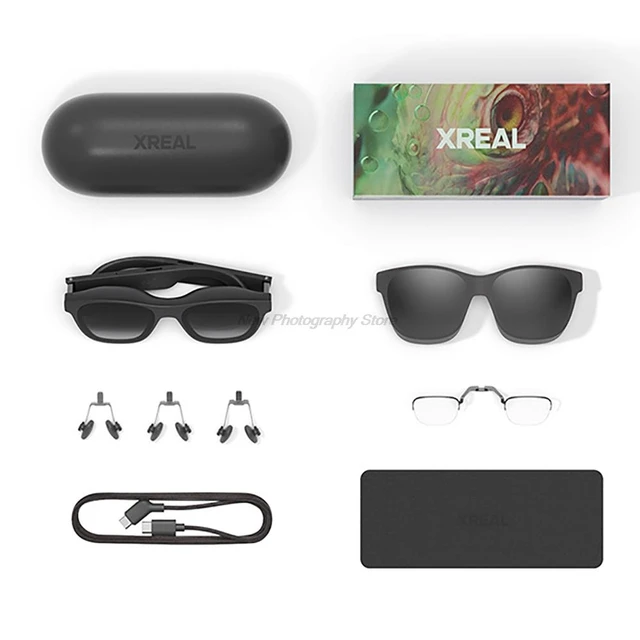 XREAL Nreal Air 2 Pro Smart AR Glasses HD Private Giant Mobile Computer  Projection Screen Portable Game Video Music Sunglasses