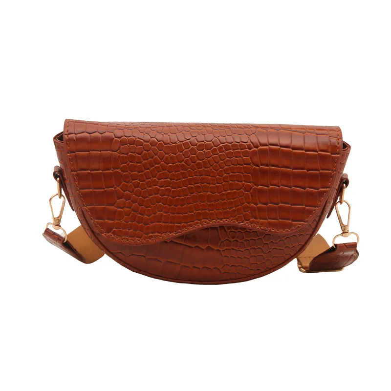 French niche handbag female new texture crossbody retro saddle bag fashion niche shoulder bag luxury for women