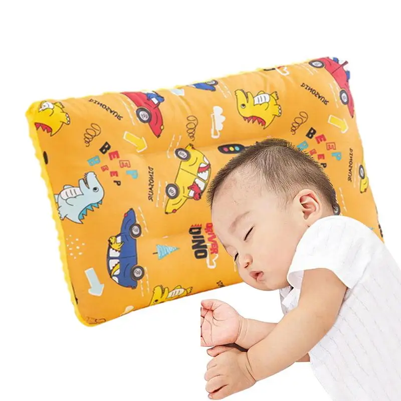 

Дорожная Подушка, удобная для путешествий, хлопчатобумажная подушка для малышей, дышащая мягкая хлопчатобумажная подушка для малышей, детские кроватки