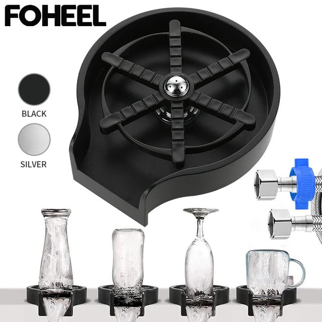 FOHEEL Washer Bar Glass Rinser Automatic Cup Kitchen Tools & Gadgets  Specialty Tools Coffee Pitcher Wash Cup Tool Kitchen