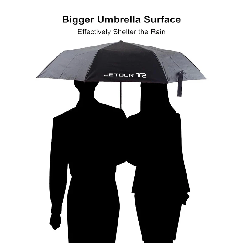 Car Styling Fully Automatic Folding Car Umbrella For CHERY Jetour T1 Jetour T2 + Umbrella Accessories