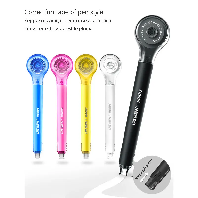Pen Shape Correction Tape New creative design Stationery corrector Tape width:5mm length:6m office for School supplies