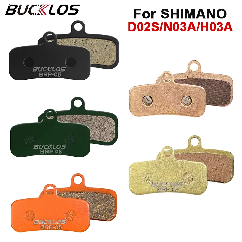 BUCKLOS Fahrradbremsbelag für SHIMANO N03A H03A D03S MTB Rennrad Hydraulische Scheibenbeläge Verschleißfeste Fahrrad-Scheibenbremsbeläge