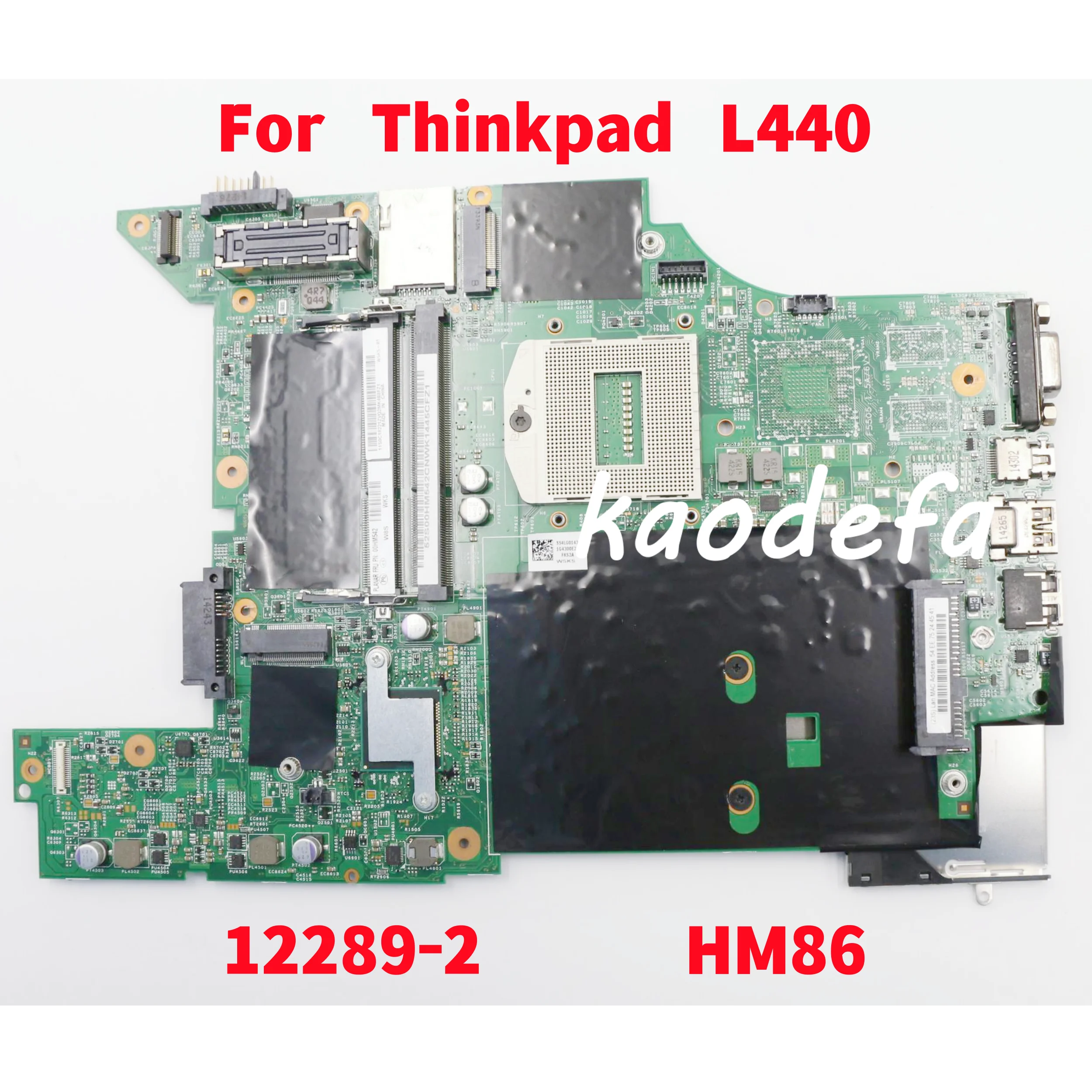 Placa-mãe do Portátil para Lenovo Thinkpad L440 122892 Hm86 Fru: 00hm541 00hm542 04×2013 04×2014 Teste 100 ok