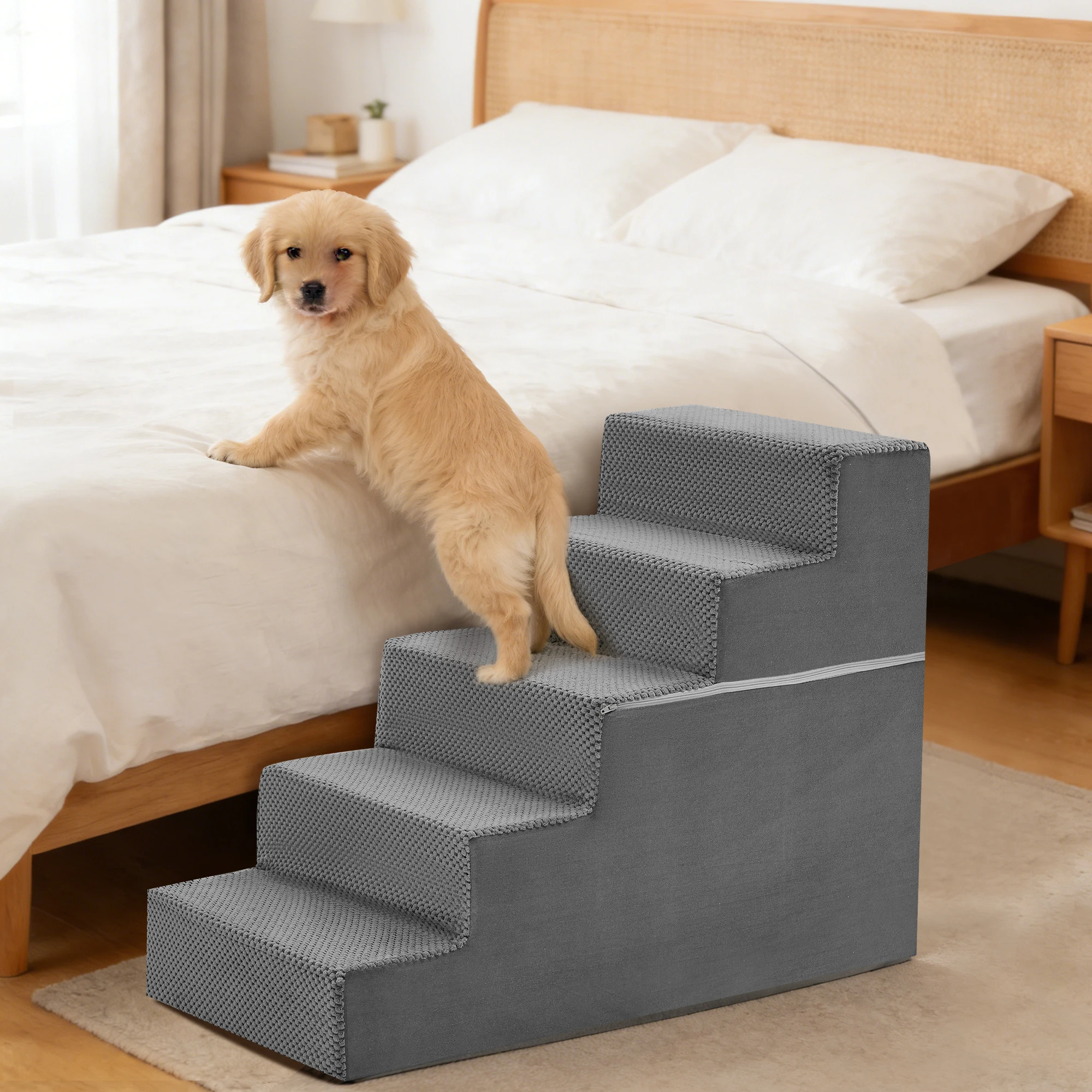 Right-Angle Dog Stairs 1