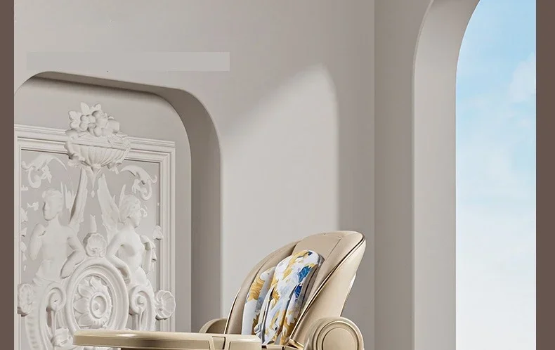 Leichter Kinder-Esszimmers tuhl Multifunktion aler Baby-Esszimmers tuhl mit verstellbarer Sitzhöhe 2-in-1-Baby-Schaukelschaukel – Detail 28